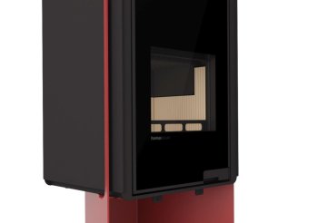 HS FLAMINGO krbová kamna DELUXE PULAU - červená