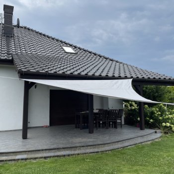 GARDLOV 23141 Stínová plachta 4x4x4 m šedá