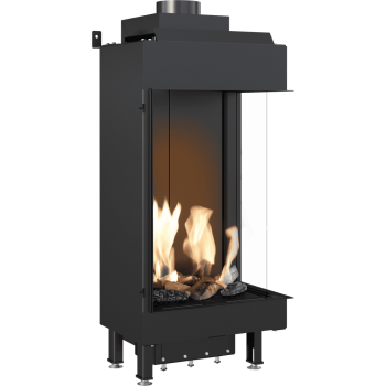 KRATKI Krbová plynová vložka LEO 45/68/G31/37MBAR na propan, pravé prosklení