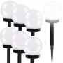 Solární zahradní lampa GARDLOV koule sada 6 ks, 23562
