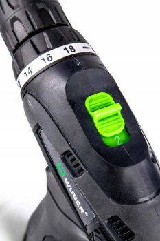 WUBER Aku šroubovák 18V + 2 baterie, nabíječka, příslušenství W52001