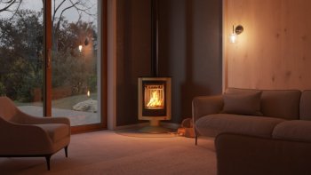 HS FLAMINGO krbová kamna MASTERFLAMME Piccolo II - olivová