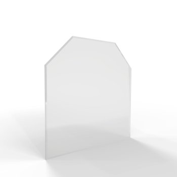 Sklo pod kamna - FLAMINGO Šestihran 1000x1000 mm, fazeta / 6 mm