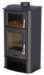 BRONPI krbová kamna TUDELA s troubou (II. Jakost)
