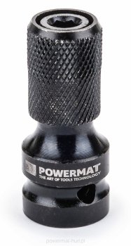 POWERMAT PM-ASHU-05025T Rázový adaptér z 1/2" na 1/4" bity