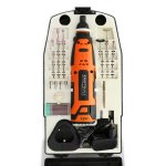 Kraft&Dele KD1669 přímá mini bruska 12V s příslušenstvím - Použito