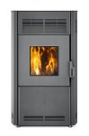 Peletová kamna BLIST Optima 10, 9 kW, černá