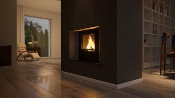 HS FLAMINGO krbová vložka AQUAFLAM 17 ROVNÁ s výměníkem a základní regulací