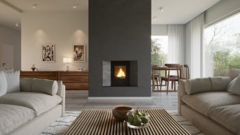 HS FLAMINGO krbová vložka AQUAFLAM 7 ROVNÁ s výměníkem a automatickou regulací