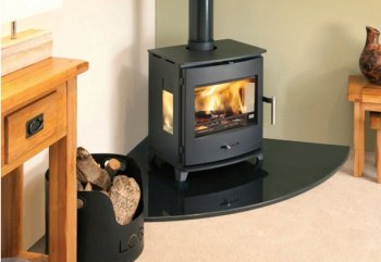 HEDE krbová kamna 4 Panorama - černá