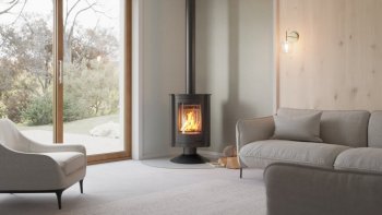 HS FLAMINGO krbová kamna MASTERFLAMME Piccolo II - černá