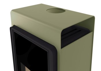 HS FLAMINGO krbová kamna DELUXE SINGA - olivová