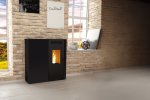 Peletová kamna BRONPI LUPE, 8 kW, černá