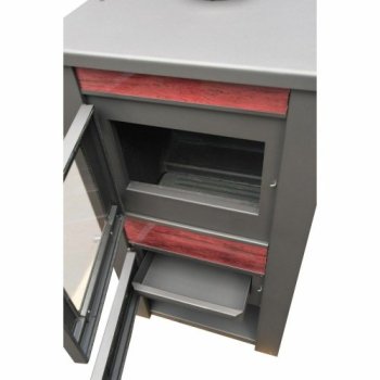 PROTERMO krbová kamna ALPINA BOILER 24kW - červená