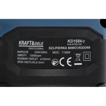 Kraft&Dele KD1684-Z excentrická bruska 1100W