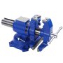 Víceúčelový dílenský svěrák KRAFT&DELE KD5993, 125 mm, otočný 360°