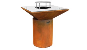 ARTISS Zahradní gril G6 Corten s deskou z nerezové potravinářské oceli