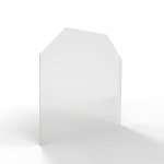 HS Flamingo sklo pod kamna - Šestihran 1000x1000 mm / 6 mm