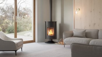 HS FLAMINGO krbová kamna MASTERFLAMME Grande II - černá