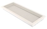 Krbová mřížka 16x45 cm, PREMIUM krémový brokát