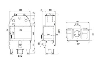 Krbová vložka DEFRO HOME INTRA SM BL SLIM