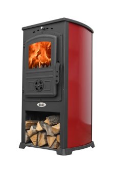 Krbová kamna BLIST MODENA, 7,4 kW, červená