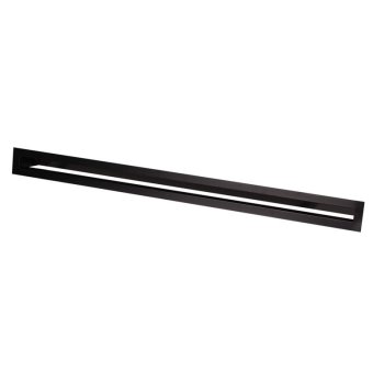 Nordflam krbová mřížka AERO 38x6cm - černá