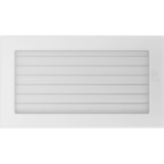 Krbová mřížka 17x30 BASIC bílá s žaluzií