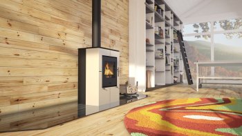 HS FLAMINGO krbová kamna EVENES - krémová