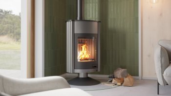 HS FLAMINGO krbová kamna MASTERFLAMME Grande II - šedá