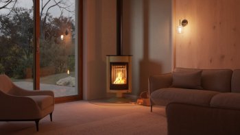 HS FLAMINGO krbová kamna MASTERFLAMME Medie II - olivová