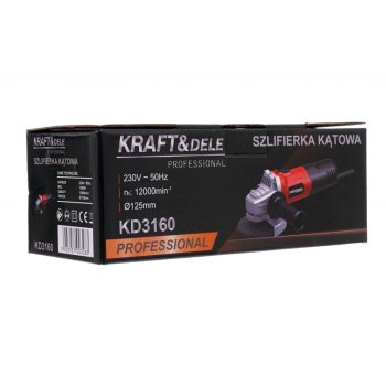 Kraft&Dele úhlová bruska 125mm 1500W KD3160