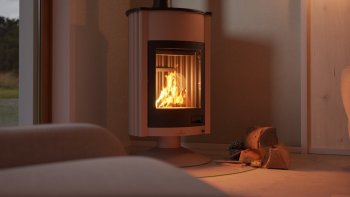 HS FLAMINGO krbová kamna MASTERFLAMME Grande II - krémová