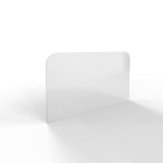 HS Flamingo sklo pod kamna - Oblouk 1100x600 mm / 2xR100 / 6 mm