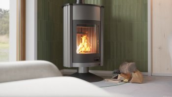 HS FLAMINGO krbová kamna MASTERFLAMME Grande II - šedá