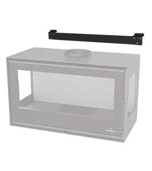 Krbová kamna BRONPI BIMBA-70-3C, 10 kW, antracit