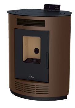 Peletová kamna Bronpi NINA, 8 kW, moka