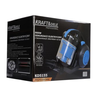Kraft&Dele KD5155 Elektrický bezsáčkový vysavač 0,9 kW