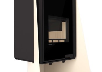 HS FLAMINGO krbová kamna DELUXE ISLAND - krémová