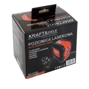 Kraft&Dele KD10306 křížový laser s červeným paprskem
