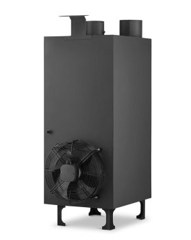 HIGHER horkovzdušná kamna a kotel na tuhá paliva PN3 - 25KW