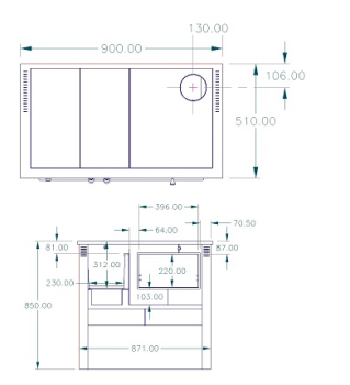 PROTERMO sporák na tuhá paliva PANONIA - L - černý