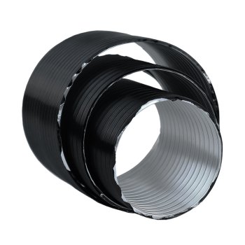 Flexibilní potrubí ALUDAP D 125/3 m - černé
