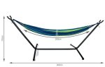 GARDLOV 10198 Zahradní houpací síť 200x150cm s rámem