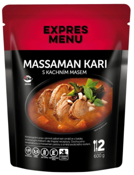 Massaman kari s kachním masem 2 porce 600g