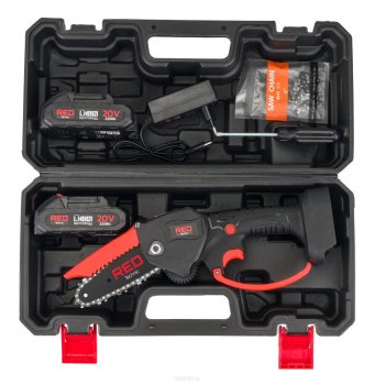 POWERMAT Ruční AKU řetězová pila 4" 20V, 2 baterie RTMPA0022 - II. Jakost