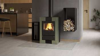 HS FLAMINGO krbová kamna ESPO II - olivová