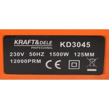 Kraft&Dele KD3045 úhlová bruska 125mm 1500W
