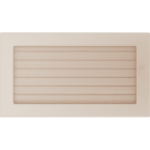Krbová mřížka 17x30 BASIC krémová s žaluzií