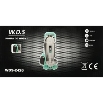 Kraft&Dele WDS2426 Kalové čerpadlo 2200W s plovákem